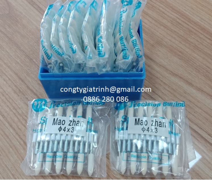 Nỉ trắng nhọn 3X4 HỘP