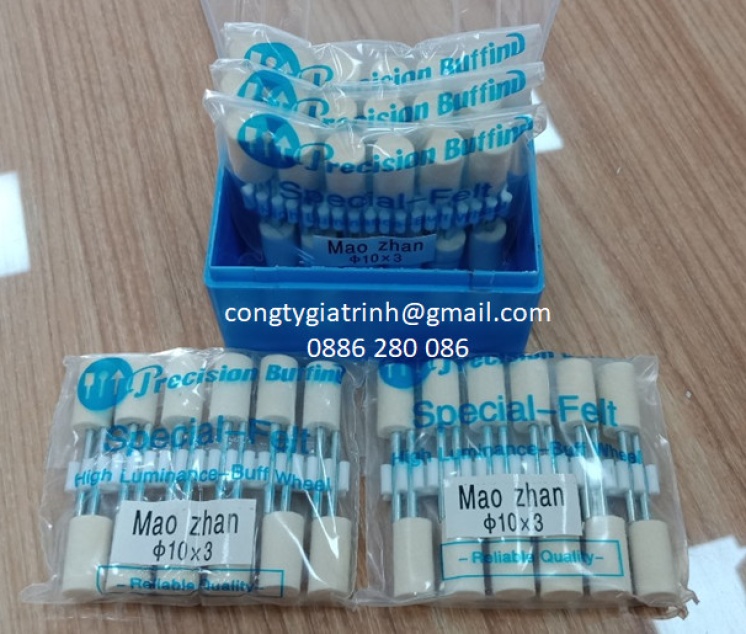 Nỉ trắng trụ 3X10 HỘP