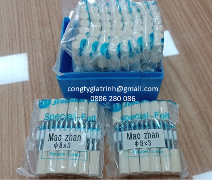 Nỉ trắng trụ 3X8 HỘP