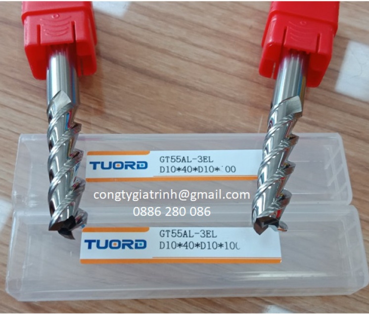 Dao phay nhôm GT55AL-D10X40X100X3T